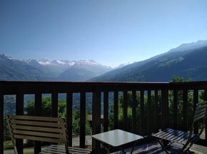 Montchavin La Plagne, pistes 50m, balcon vue Mont Blanc Montchavin